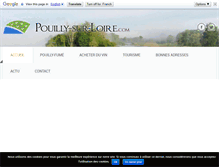 Tablet Screenshot of pouilly-sur-loire.com